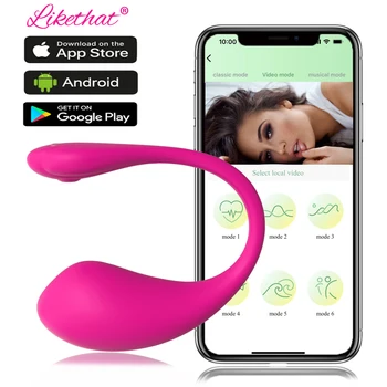 Sexy Hračky Bluetooth G-Spot Vibrátor, Dildo pre Ženy, Ženy Vibrátor Bezdrôtový APP Remote Vibračné Nohavičky Hračky pre Dospelých Svieža