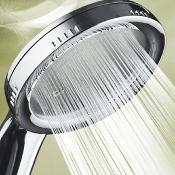 Vysoký Tlak na Šetrenie Vody Zrážok Sprcha Hlavu kúpeľňové Doplnky ABS Chrome Držiteľ Showerhead kúpeľňové Doplnky 1PC